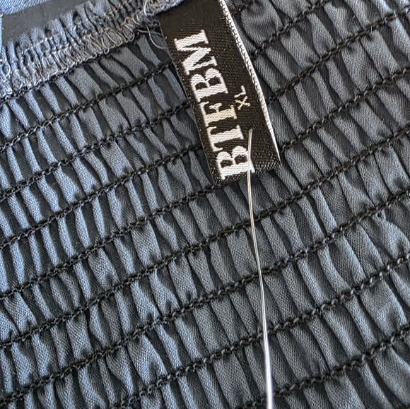 NWT BTFBM Elegant Blue Sleeveless Dress Size XL - Picture 9 of 10